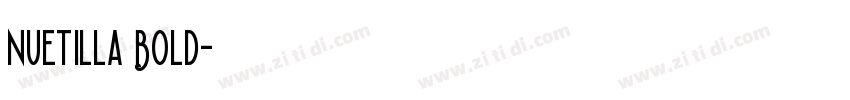nuetilla Bold字体转换